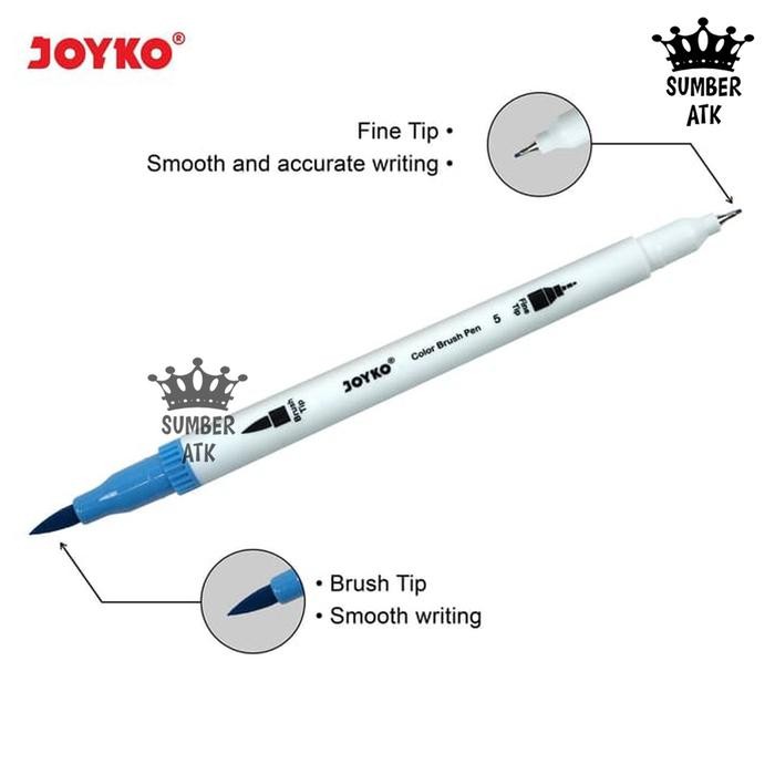 

Promo Color Brush Pen Pena Kuas Warna Joyko CLP-07 24 Warna Color - KENKO 24 WARNA Terlaris