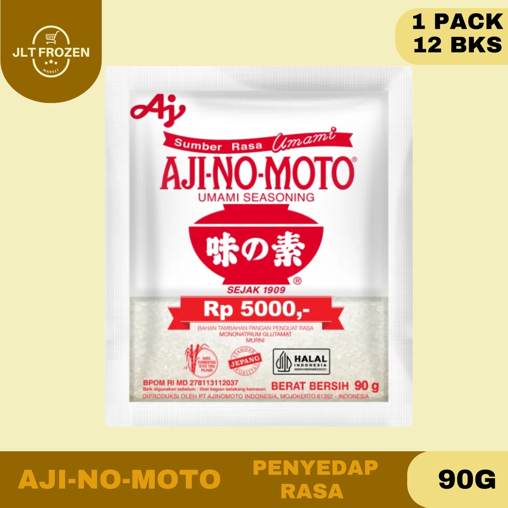 

Ajinomoto Penyedap 90g - 1 PACK/12BKS Rasa MSG / Micin / Pecin