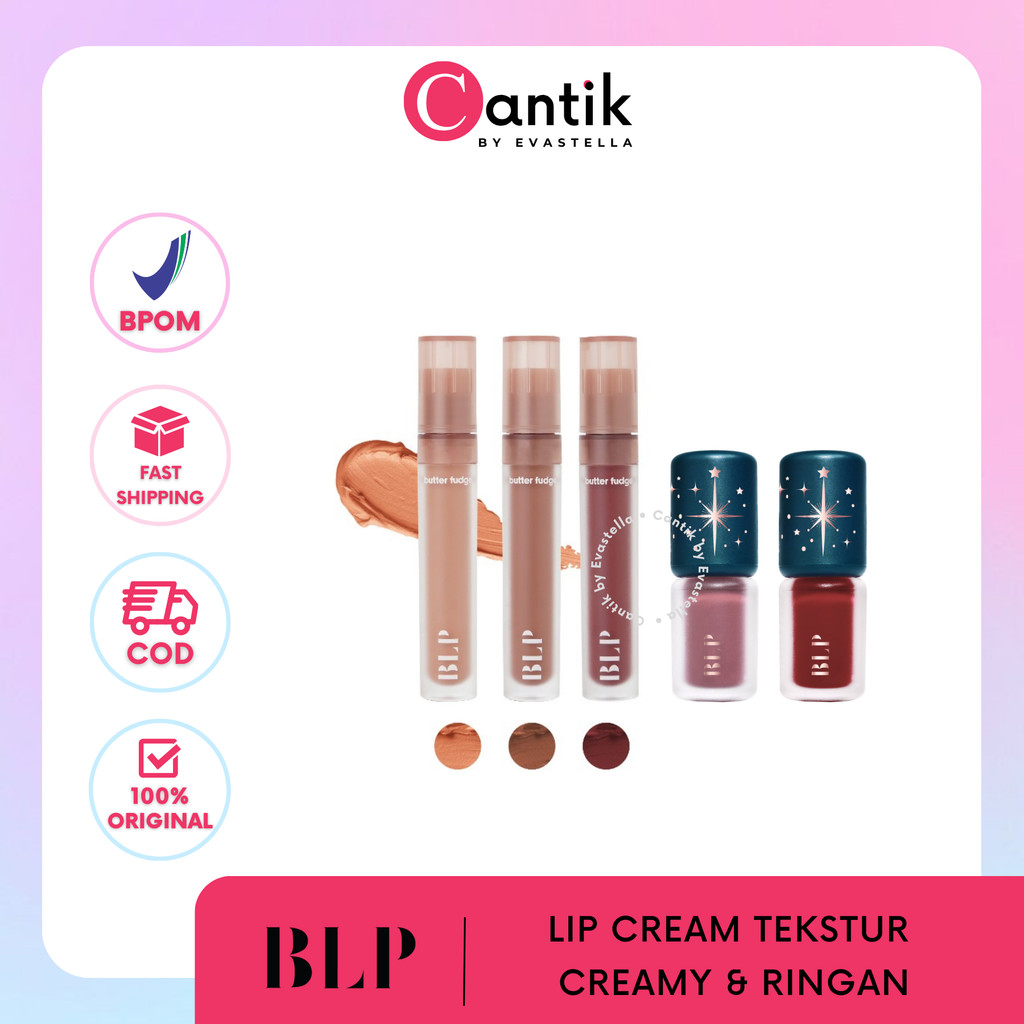 CANTIK - BLP Lip Coat | BLP Lip Cloud - Lip Cream - Butter Fudge Collection