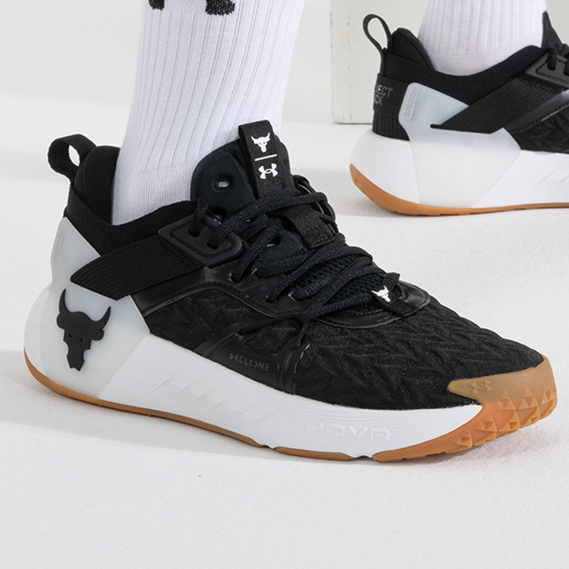 Under Armour Men's shoes 2025 new sports shoes Rock Johnson training shoes cushioned comfortable run