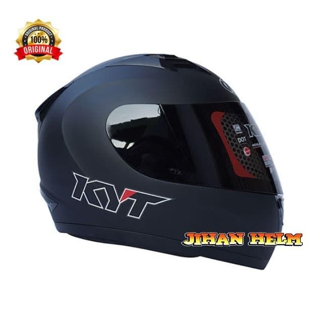 Mumpung Murah HELM / HELM KYT / HELM KYT FULL FACE R10 BLACK DOFF ORIGINAL - hitam doff, M