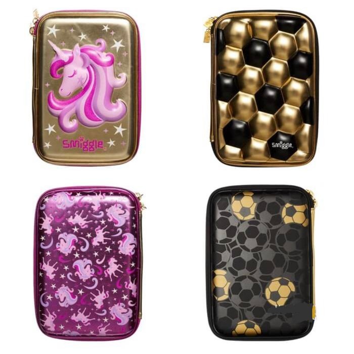 

[New Arrival] SMIGGLE PENCIL CASE HARDTOP UNICORN GOLD SOCCERBALL GOLD ORIGINAL - UNICORN GOLD