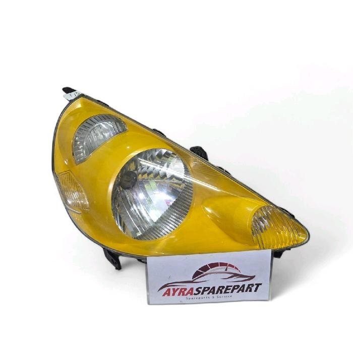 Headlamp lampu depan KANAN mobil Honda Jazz GD3 Idsi Vtec 2003 2004 2005 2006 2007 original ( Kuning