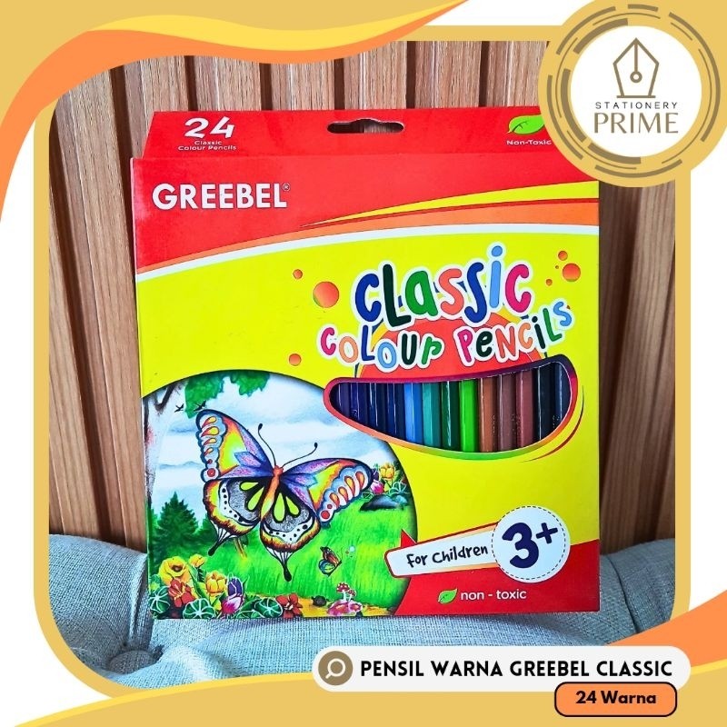 

Pensil Warna Greebel Classic 24 Warna