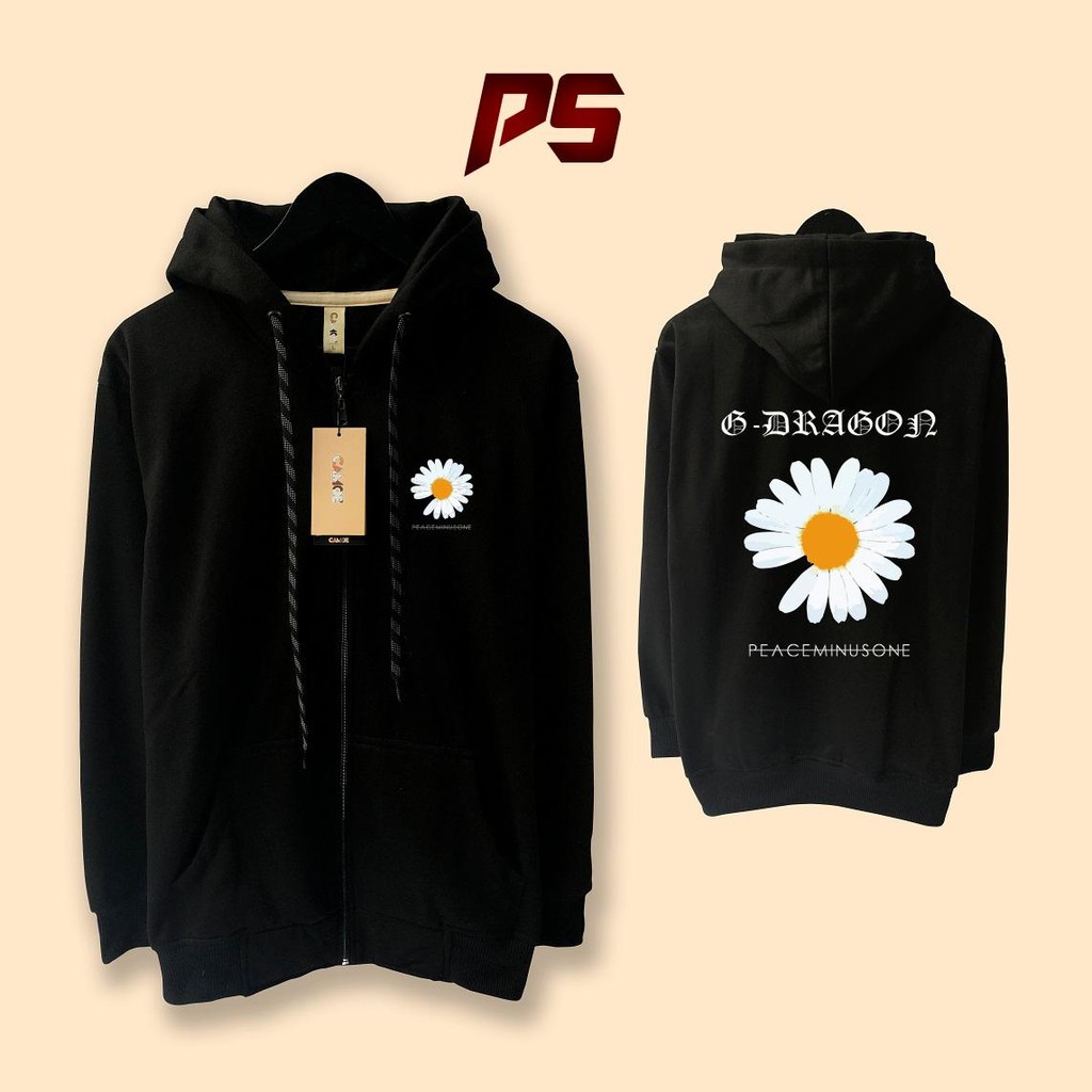 Jaket Hoodie Zipper Gdragon Peaceminusone G Dragon Bigbang