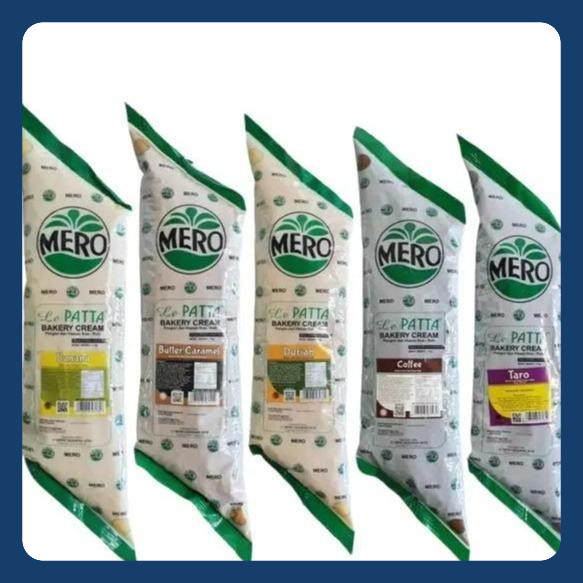 

Mero Le Patta Bakery Cream Bahan Isian Roti Kue 1kg - All Variant