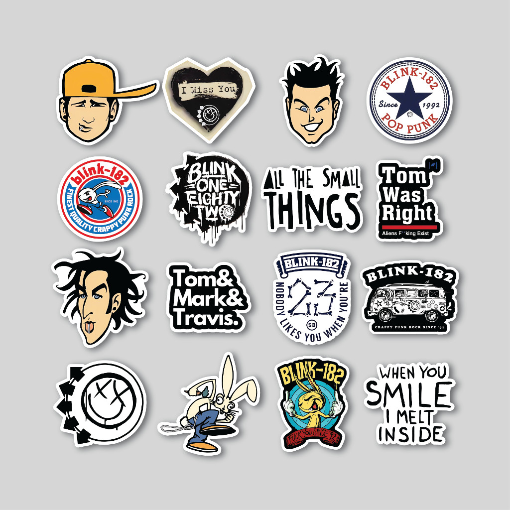

STICKER PACK BLINK 182 | STICKER TUMBLER | STIKER LAPTOP KOPER HELM