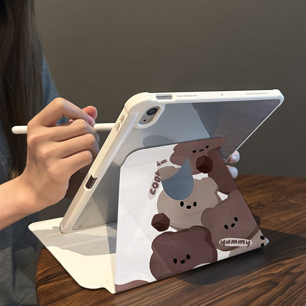 Cocok untuk ipad gen 10 tablet case pelindung lucu ipad air 5 rotasi ipad pro 11 inci 360° 10.9 inci