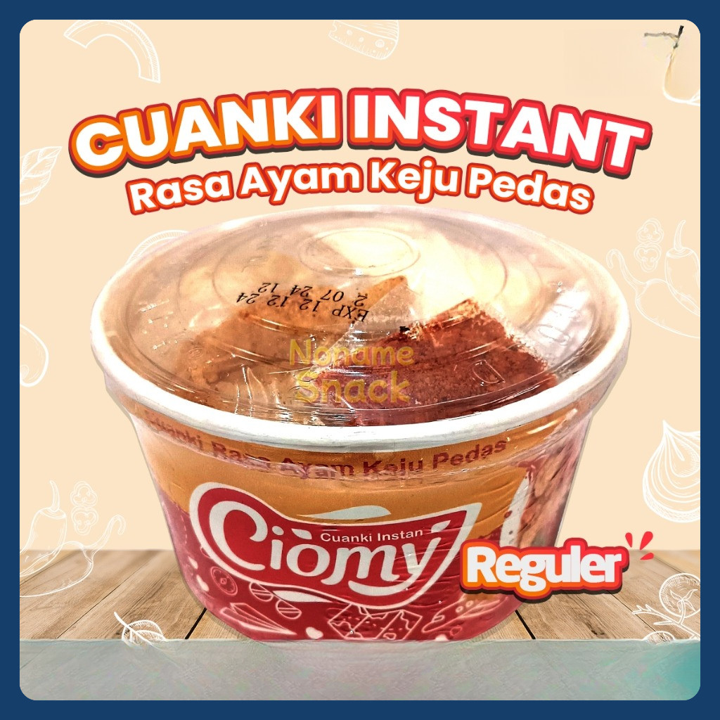 

Ciomy Cuanki Ayam Keju Pedas Cuangki Ciomy Cup Kecil Halal Non MSG