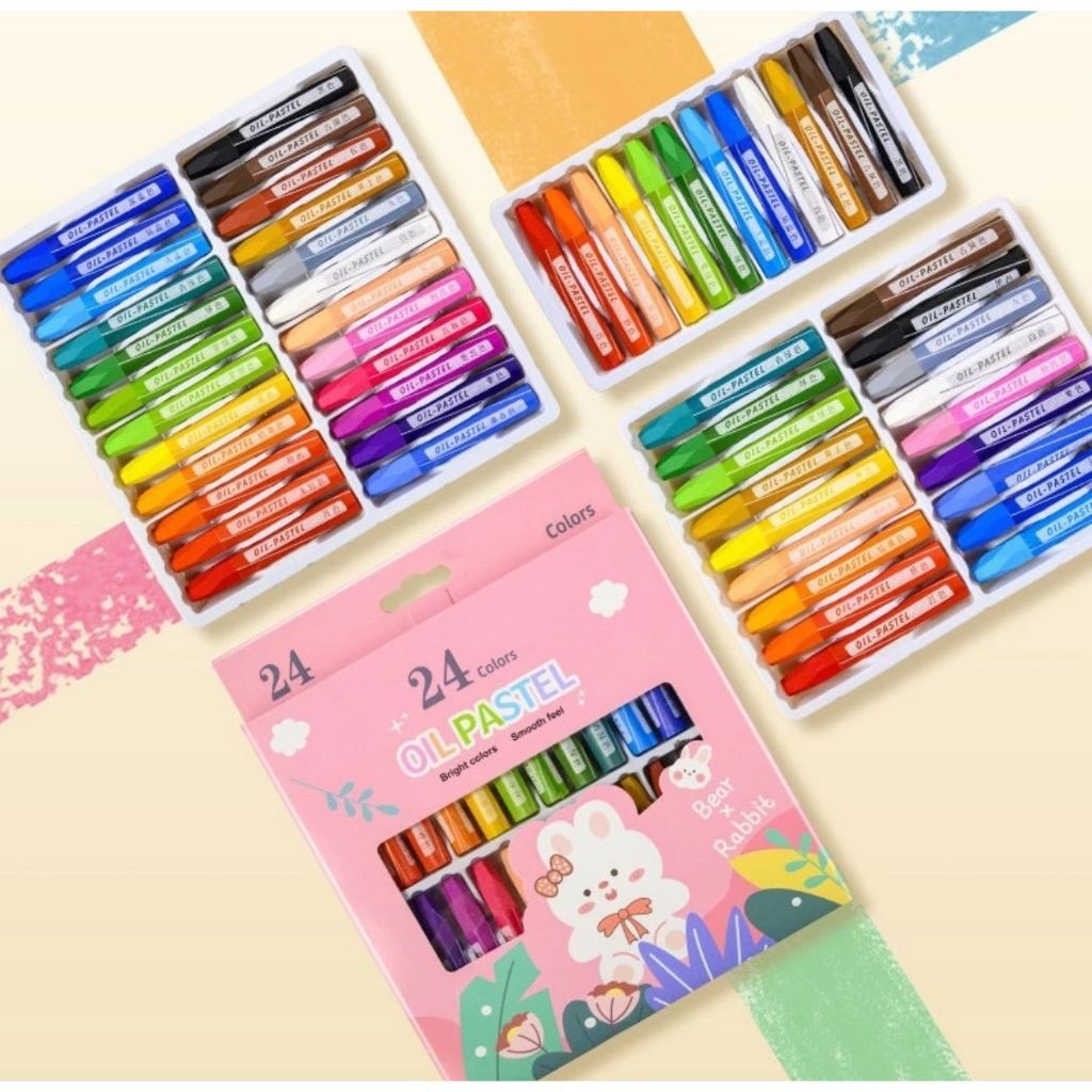 

CSJ CRAYON OIL PASTEL ISI 24 WARNA UNTUK MEWARNAI DAN AMAN UNTUK ANAK WARNA DENGAN PIGMENTASI