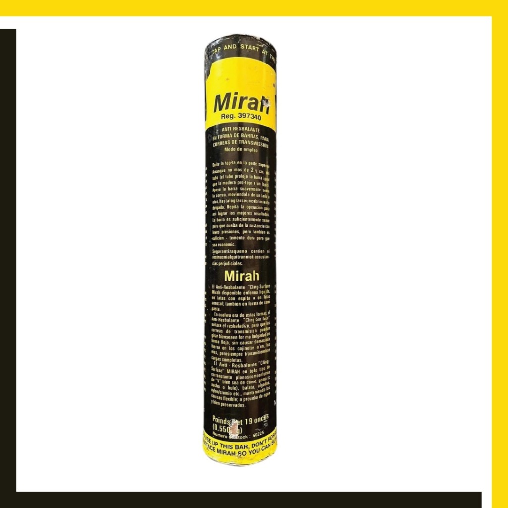 Semir ban Mirah  pelumas ban transmisi penggilingan padi 55 ml