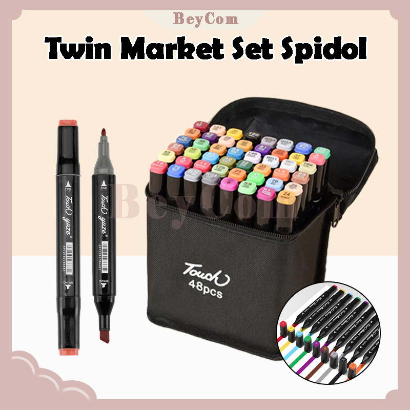 

Twin Market Set Spidol Sale/Umum General Marker Set/12/24/48