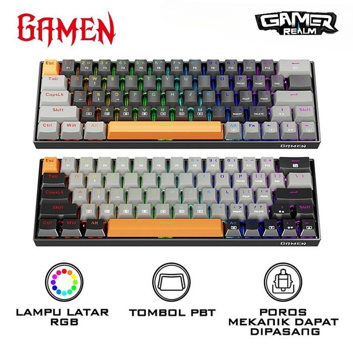 GAMEN Titan III / Titan 3 Mini RGB Mechanical Gaming Keyboard