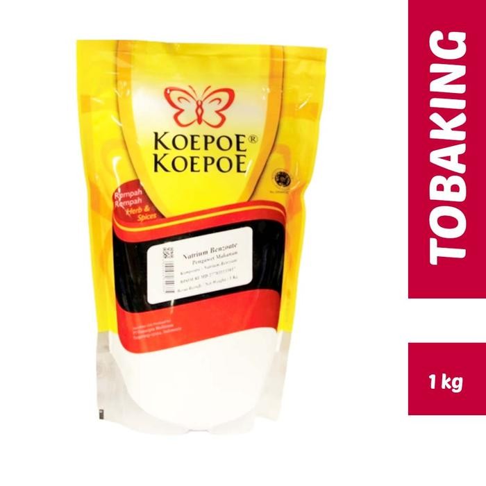 

Natrium Benzoat Koepoe 1 kg / Pengawet Makanan Minuman HALAL