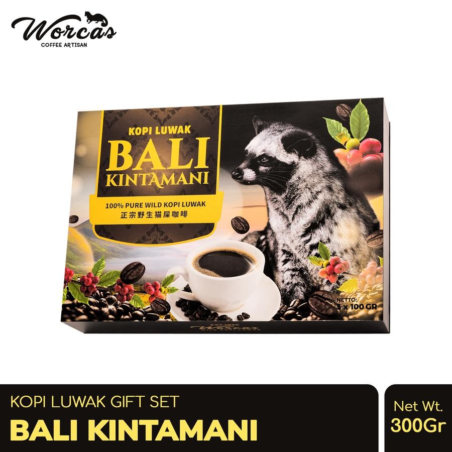 

WORCAS Kopi Luwak Bali Kintamani Luxury Package 300gr