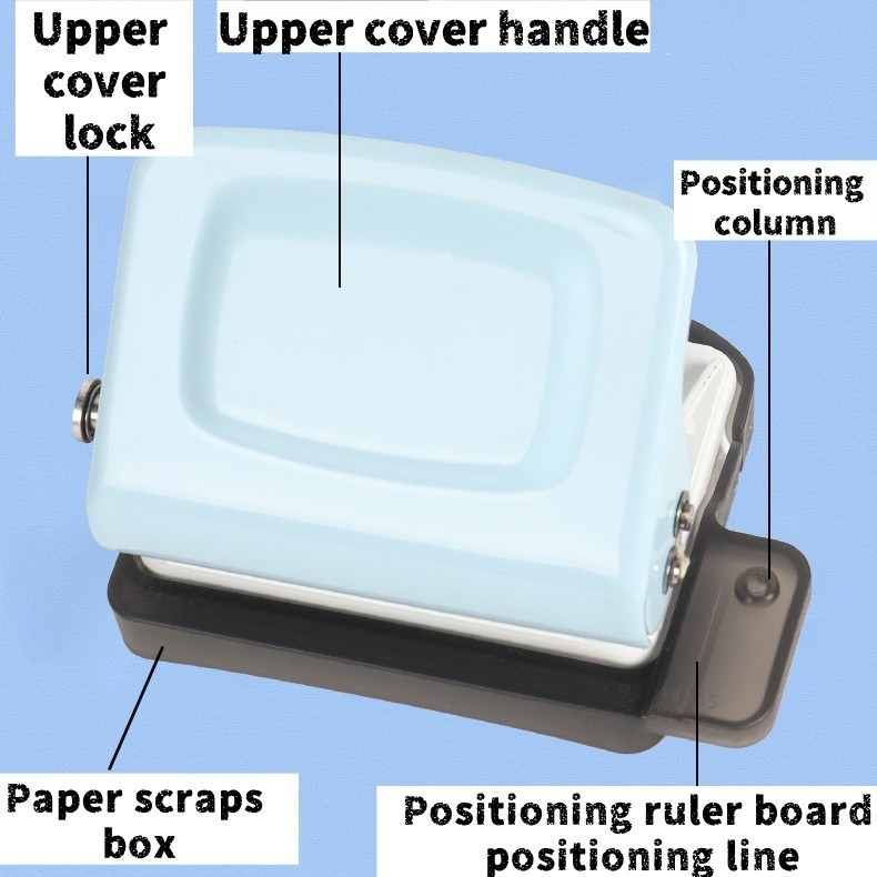 

Mesin Perforasi 6 Lubang Portabel Kantor Kertas Lubang Bulat 5,5 Mm Mesin Perforasi Berlaku Untuk Kertas A4 A5 B5
