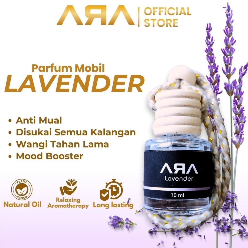 TERLARIS -  Parfum Pewangi Mobil LAVENDER Pengharum Ruangan BY ARA