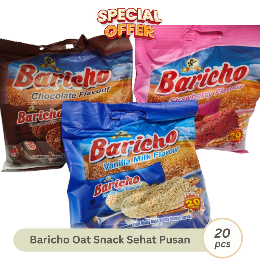 

Baricho Oat sereal Pusan isi 20 pcs PROMO