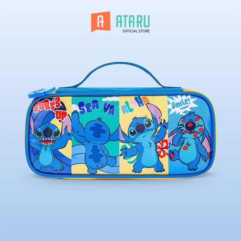 

NEW PRODUCT ATARU TEMPAT PENSIL STITCH - BIRU POUCH PENSIL PULPEN PENCIL CASE TEMPAT ALAT TULIS