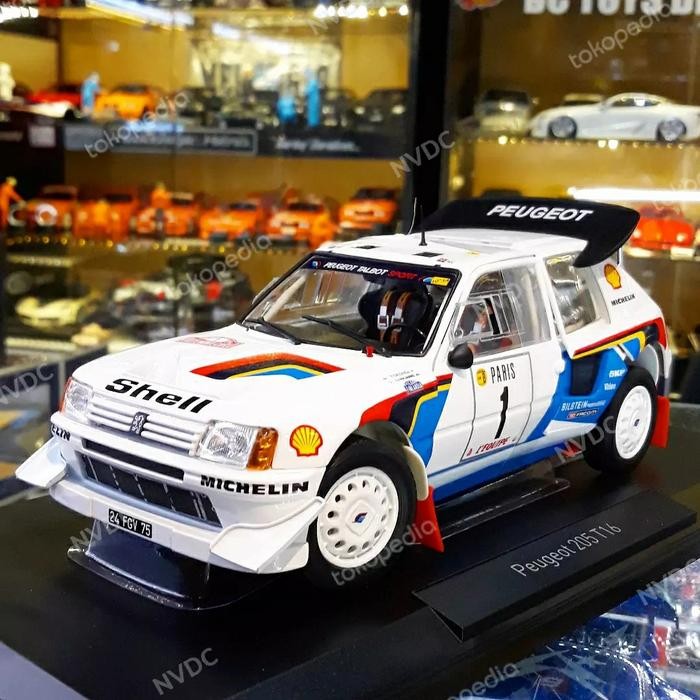 Diecast Peugeot 205 T16 Rally Montecarlo no.1  Norev Openable