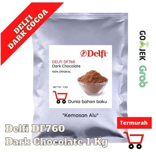 

Coklat Bubuk Delfi DF760 COCOA POWDER 1KG | 100% Asli