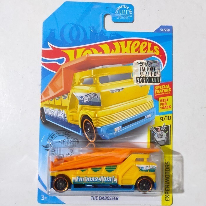 Hotwheels The Embosser kuning Factory Sealed 2020 Experimotors HW