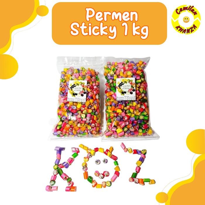 

Permen Sticky Note Cantik Warna Warni PREMIUM 1 Kg Candy Food