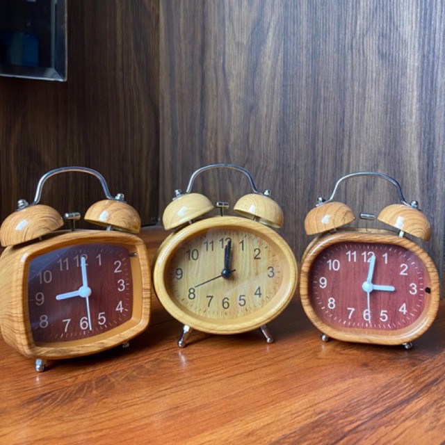 Jam weker kring kayu alarm kringCO