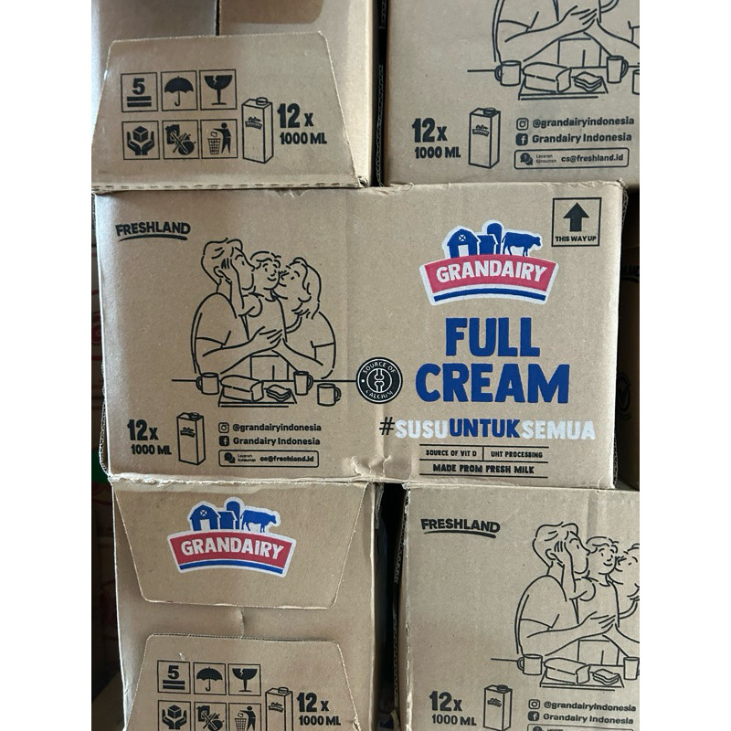 

Susu Grandairy Full cream 1 Liter Perdus