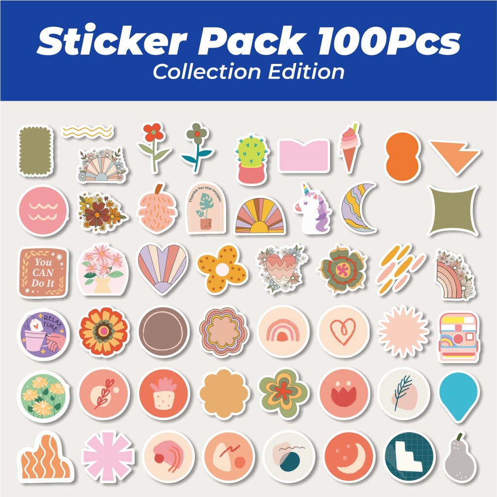 

Hot Sticker Aesthetic Pastel Lucu Lucu Anti Air Stikers Berperekat Waterproof Sticker Decal Buat Motor Helm Buku Journal Koper Casing HP Laptop Botol Minum