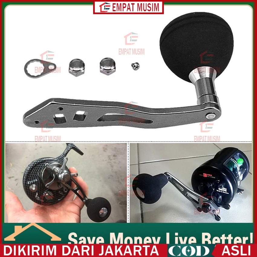 Single Handle Reel BC Eva - Handle Jigging Baitcasting - Repair for Baitcasting DIY - Power Fishing 