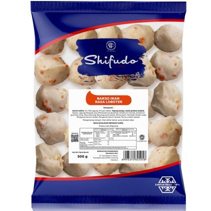 

Bakso Lobster Shifudo Bakso Ikan Rasa Lobster 500 Gr