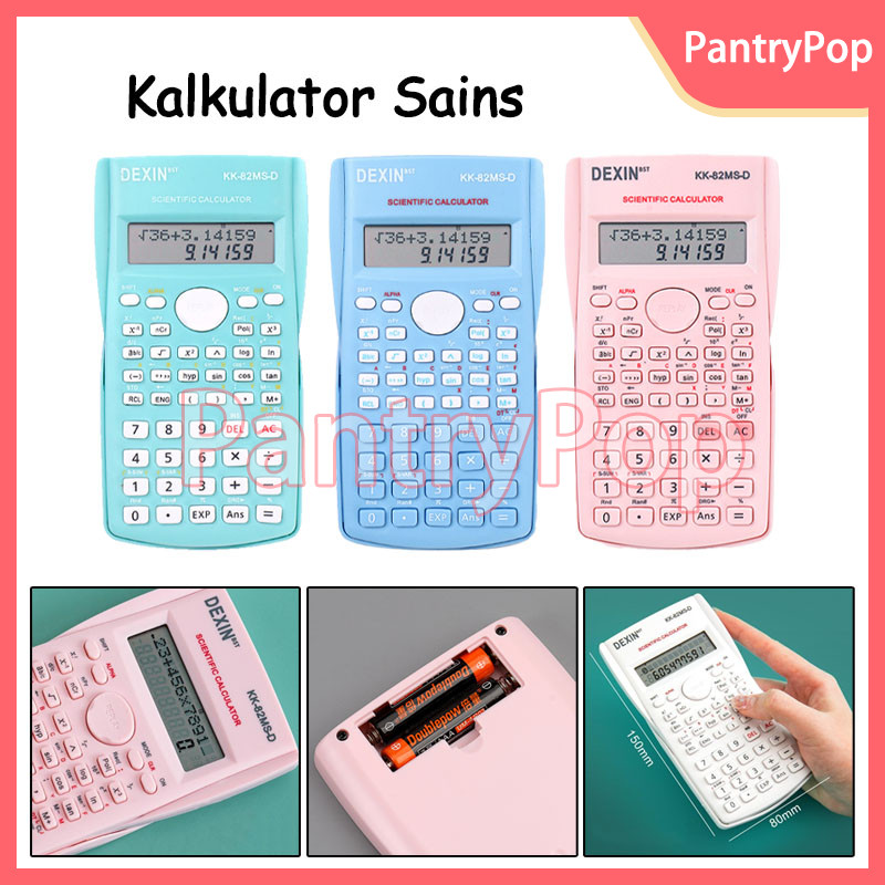 

Kalkulator Color Function Scientific Calculator / Kalkulator Scientific 240 Fungsi Dengan Berbagai Warna Pilihan / Kalkulator Multifungsi