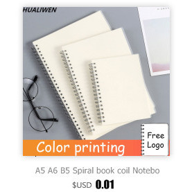 

A7/A6 Cute Daisy Spiral Binder Notebook Agenda Cover with Storage Bag Kawaii Transparent School Diary Journal Planner Stationery