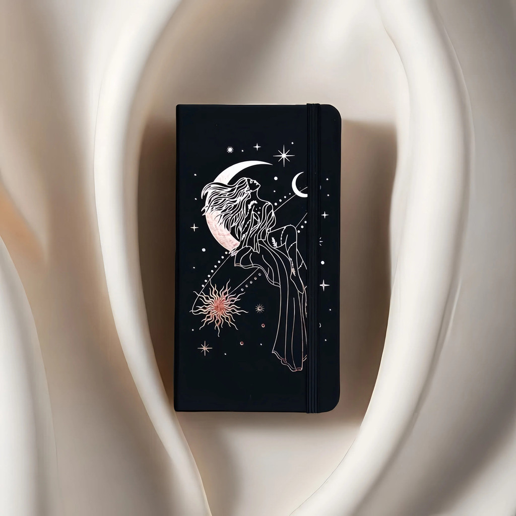 

BUKE Boho Girl B6 Bullet Dotted Journal Pocket Size 3.6x6.8 in es 5x5mm Dot Grid Notebook 180gsm Thick White Paper 80Pages