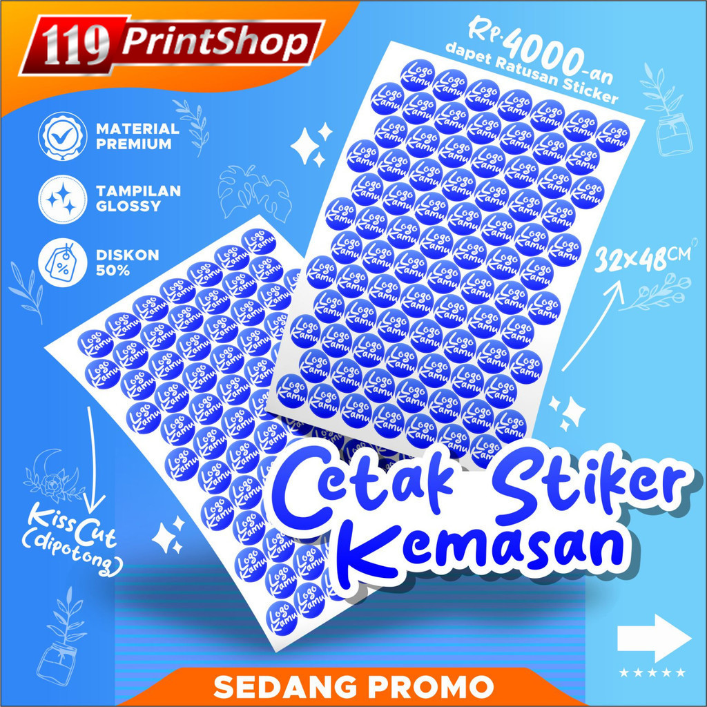 

Cetak Stiker Sticker Label Makanan / Olshop (free Desain)