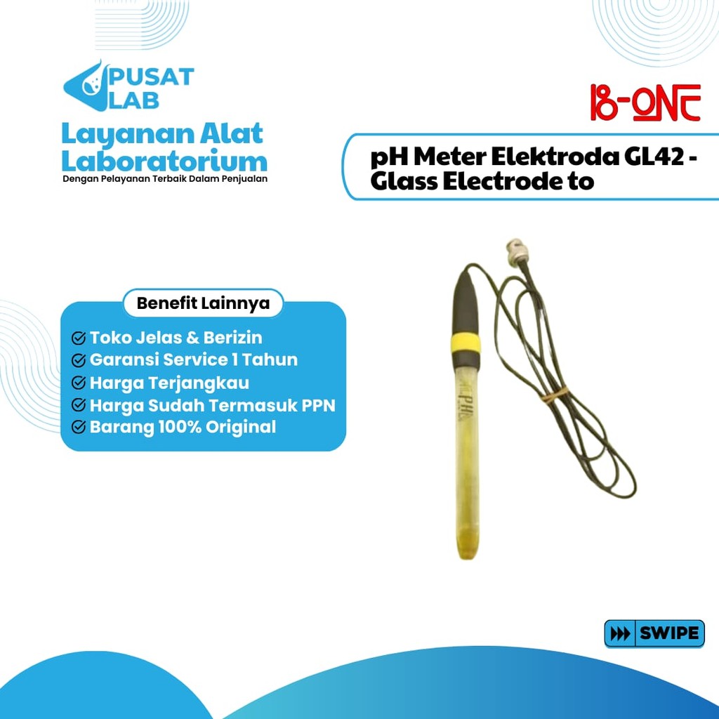 pH Meter Elektroda GL42 - Glass Electrode