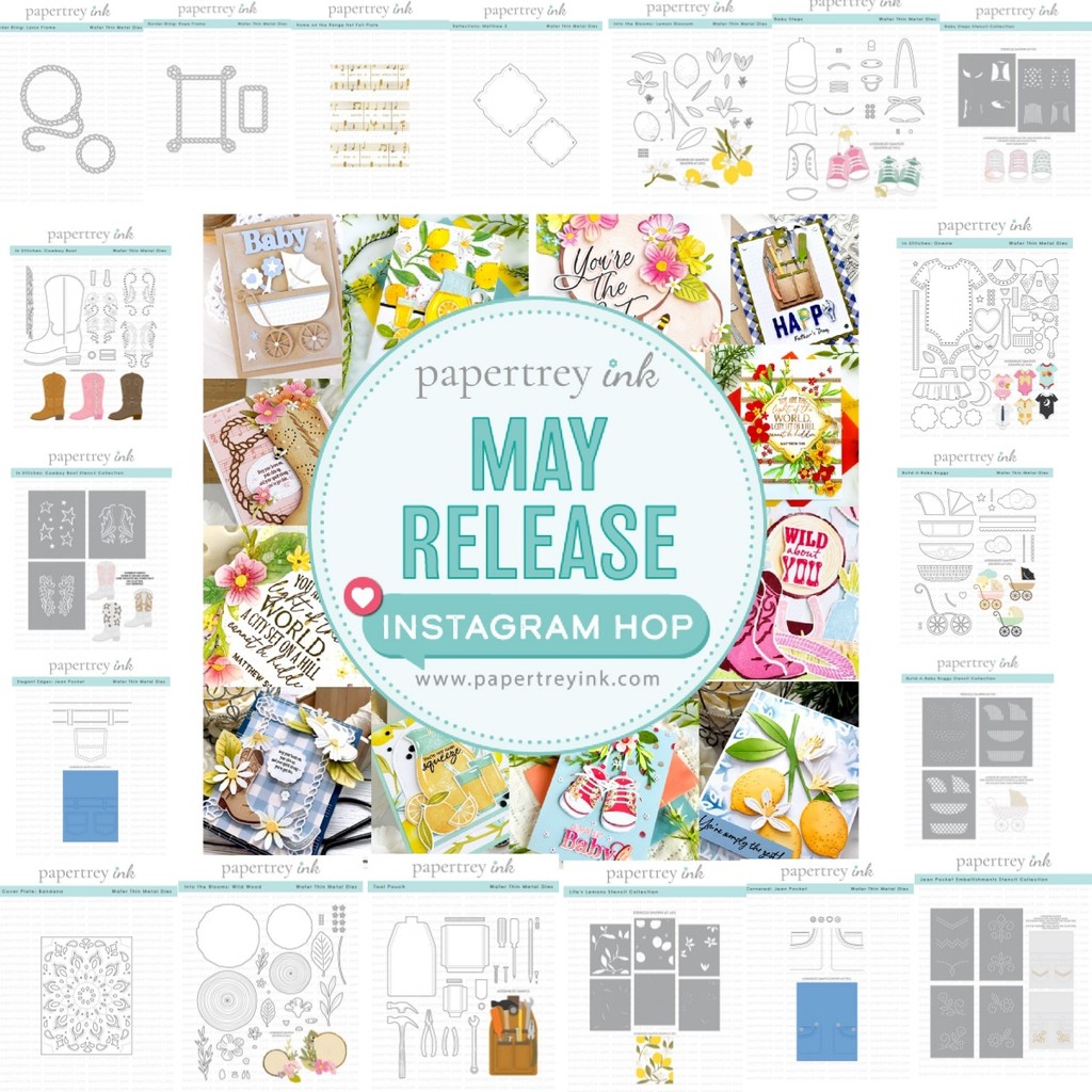 

May 2025 Release Baby Lemon Blossom Wood Metal Cutting Dies Stencils Hot Foil DIY Card Scrapbook Embossed Paper Album Craft