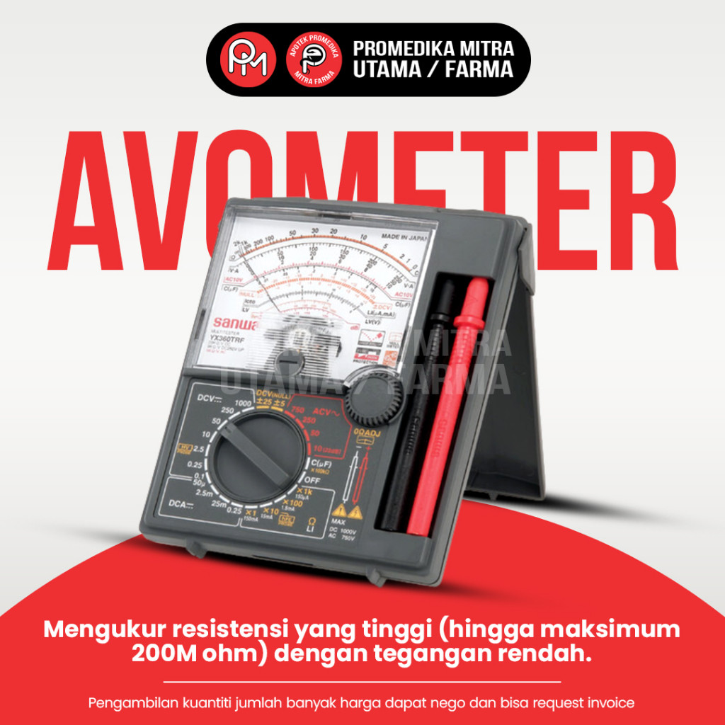AVOMETER/Multimeter Analog SANWA YX360TRF ( YX 360 TRF / YX-360TRF )