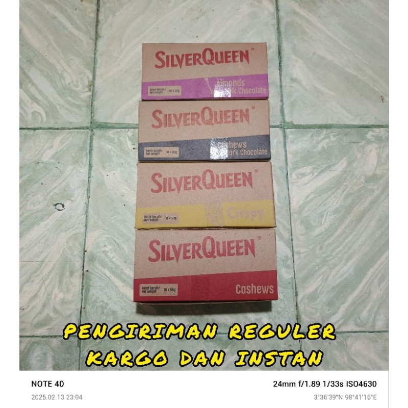 

SILVERQUEEN ~ 1 KOTAK COKELAT (COD J&T DAN SPX)