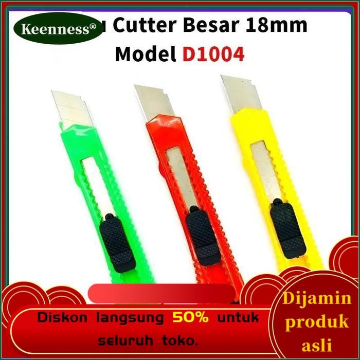 

CUTTER KEENNESS D1004 MULTI WARNA 18MM