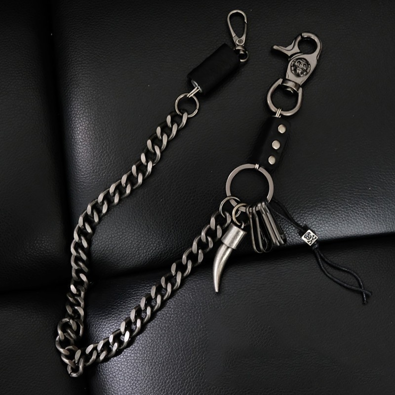 Rantai Dompet Pria Keren / Rantai Dompet Punk / Rantai Celana Dompet / Dompet Rantai Pria