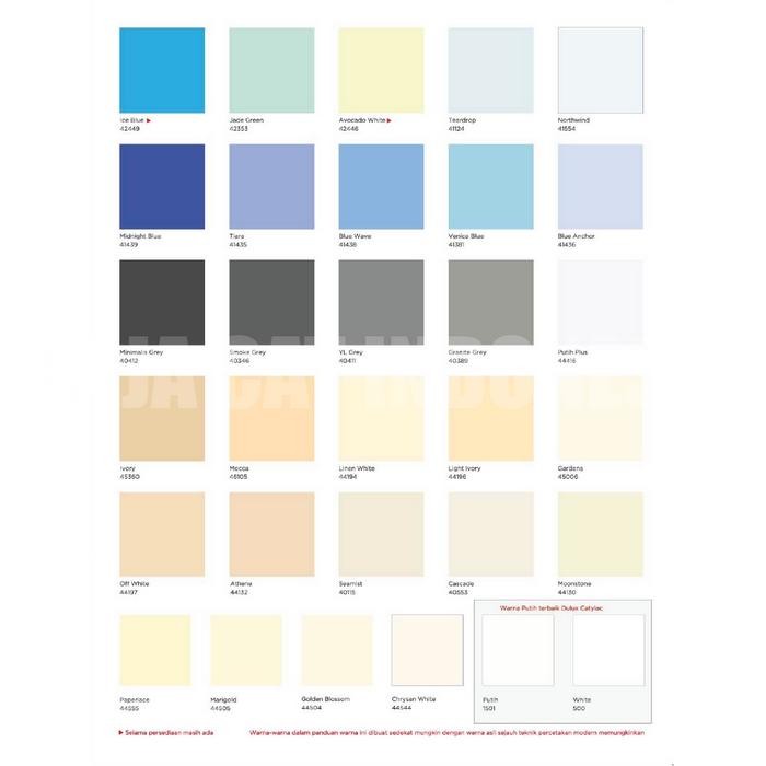 Mumpung Murah Cat Tembok Interior Dulux Catylac Putih 1501 / Warna CATALOG 25kg Pail - PUTIH 1501