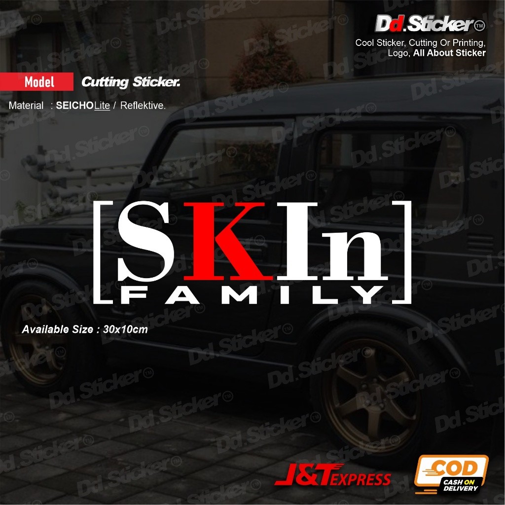 Sticker SKIN FAMILY Katana Jimny(Cutting Sticker)