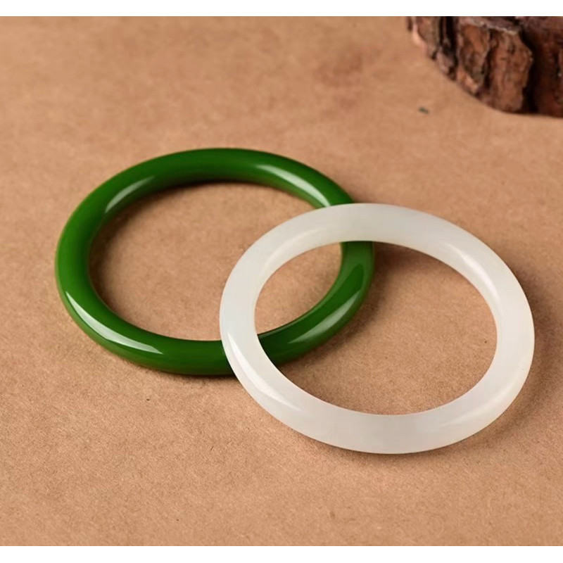 Gelang Batu Giok Natural Emerald Gelang Batu Giok Asli / Gelang Kesehatan