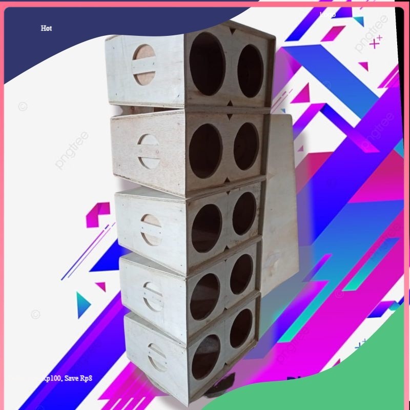 BOX speaker 6.inch dobel Ready Stok