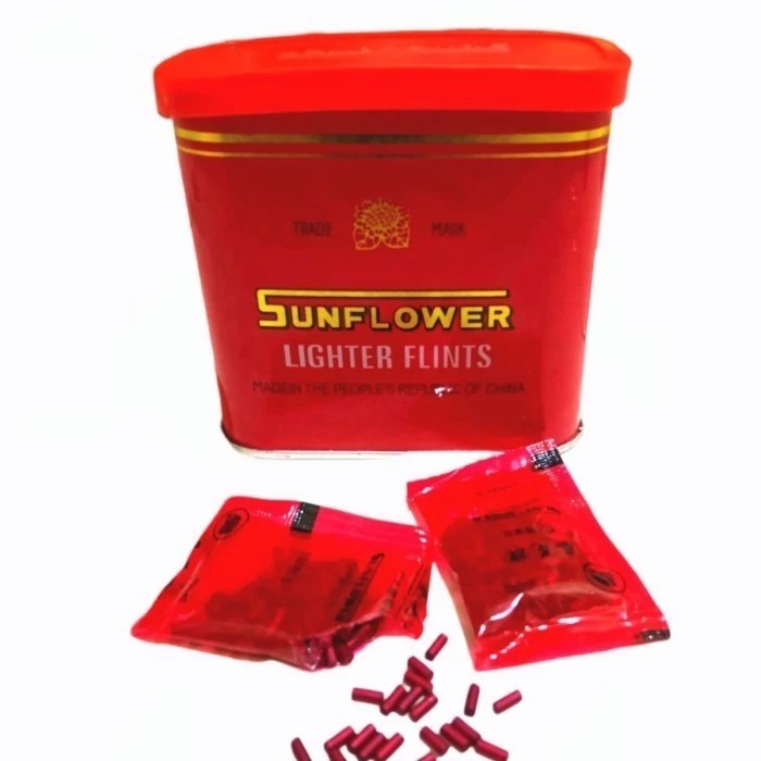 H&N CLASIK BATU KOREK GAS TOKAI BATU KOREK SUNFLOWER 100pcs