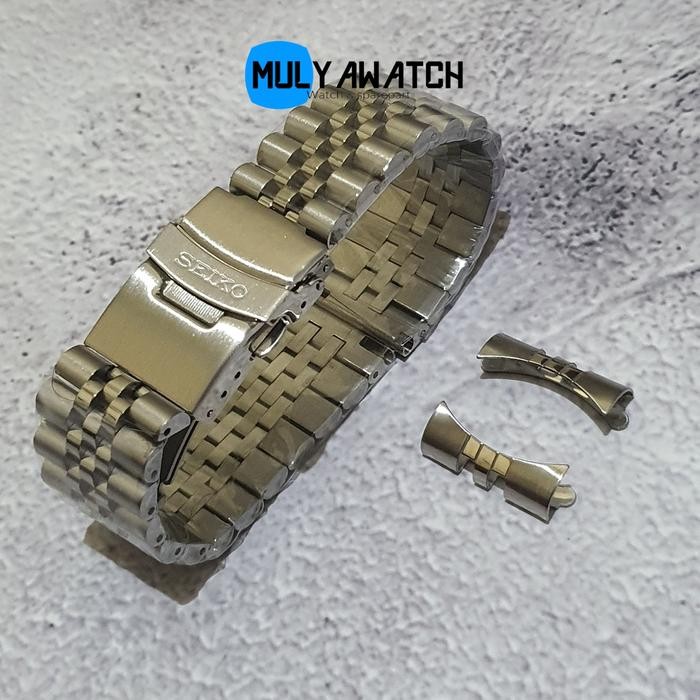 Strap Rantai Jubilee Bracelet 22mm SEIKO Premium Double Lock - 20mm