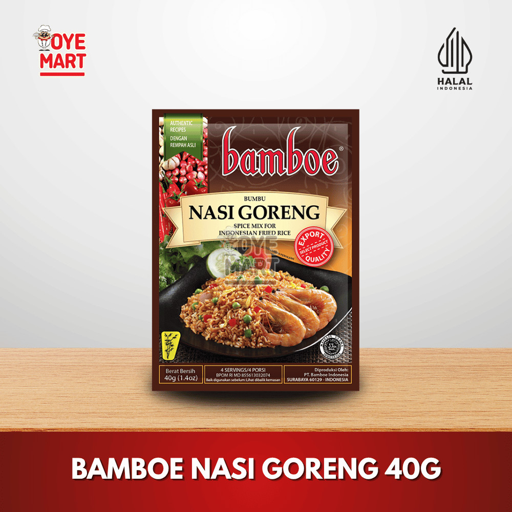 

BAMBOE BUMBU NASI GORENG INSTAN 40GR / BUMBU MASAK INSTAN