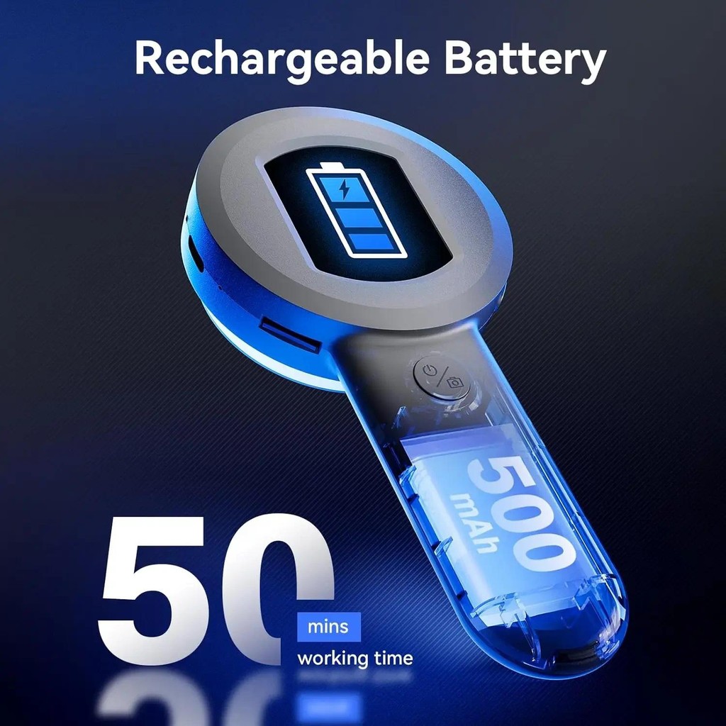 TOMLOV P10 Microscope for Adults Kids Handheld Coin Magnifier with Light for Error Coins Collector P